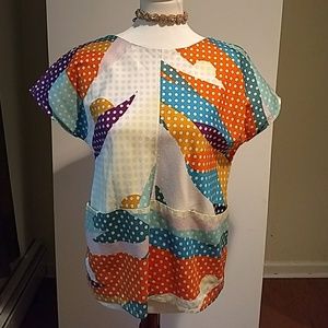 Marimekko Graphic Print Blouse